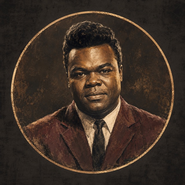 Retrato ilustrado de Freddie King