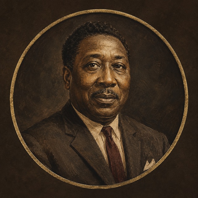 Retrato ilustrado de Muddy Waters